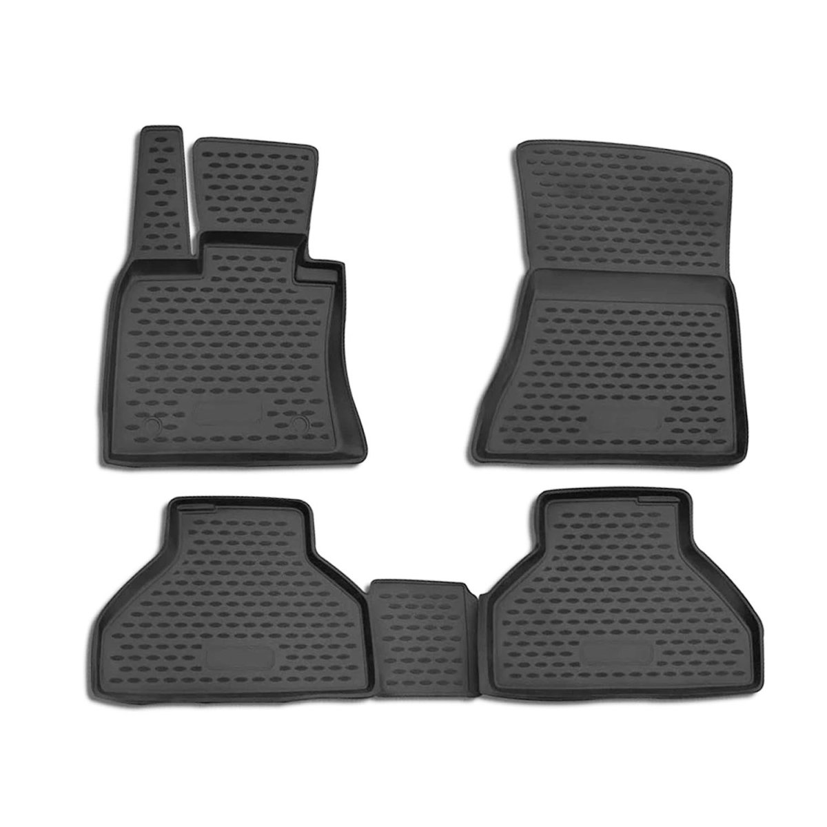 BMW X6 Floor Mats - Omac - Rubber TPE - Black - '08-'14